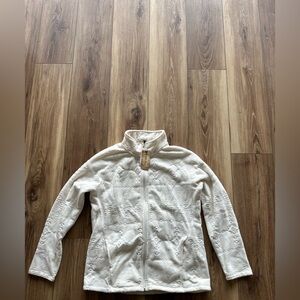 North River Women's ivory Zip-Up Sweater size small NWT